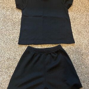 Boys 4t Ribbed Top and Shorts, 5 total sets
